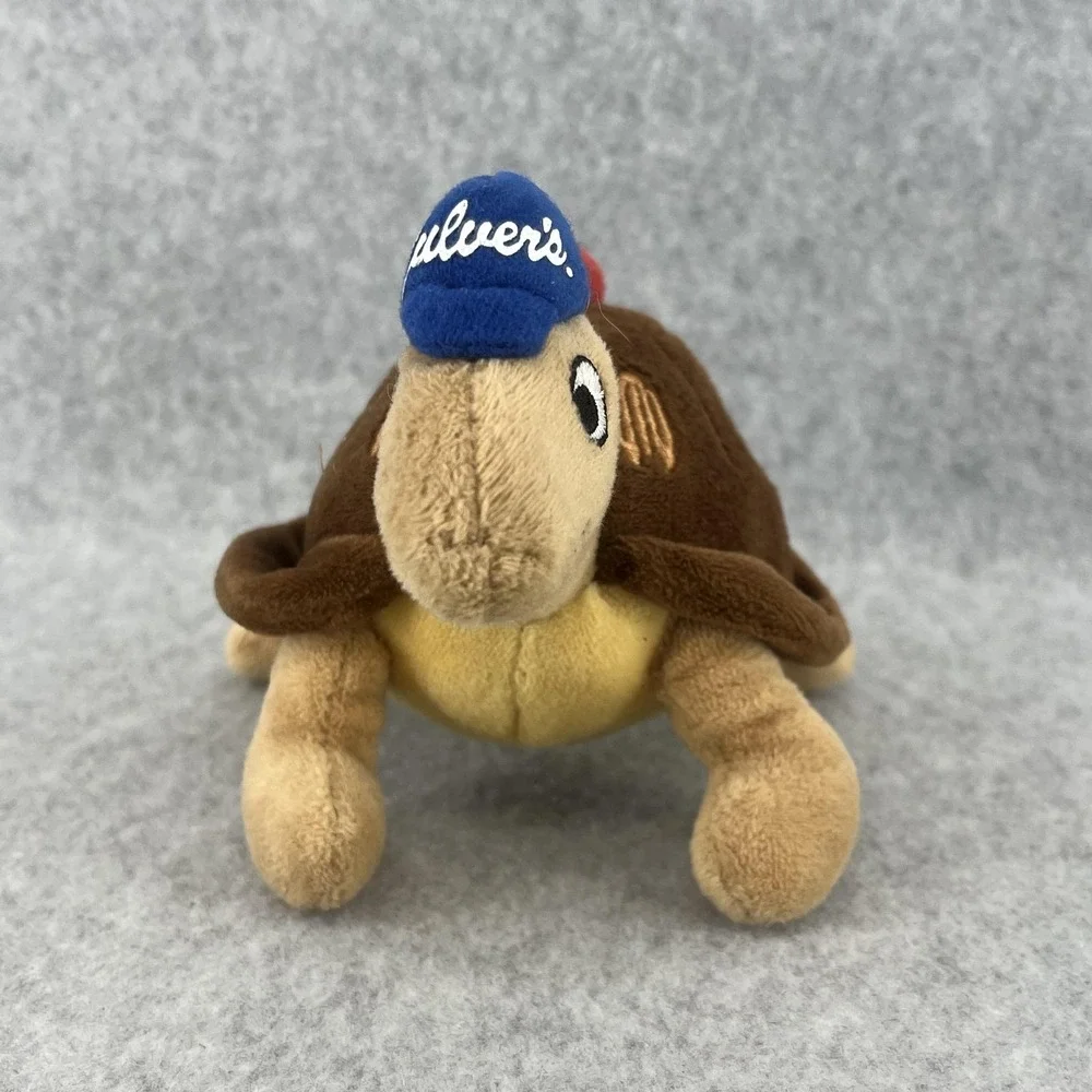 Culvers Sundae Turtle Restaurant Promo Plush Brown Shell‎ Hat 2022 Small Toy